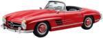  Model de colecție CMC Contemporary: Automobile - Mercedes-Benz 300 SL, W198, Roadster decapotabil, exterior roșu DB 568, interior negru, geamuri culisante, 1954 - Ediție limitată 1500 buc (M-282)