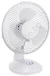 EUROLAMP Настолен вентилатор 38 w/230 v, диаметър 25 см, бял (eu0704)
