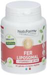 Nat&Form Fier cu vitamina C, B12 și acid folic, 60 capsule, Nat&Form
