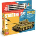 Italeri Model asamblabil Italeri Militari: Tancuri - Tanc mediu german Panther Sd. Kfz. 171 Ausf. A - Set de început ''Easy Paint (ITA75003)