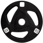 Zoco Body Fit Fitneszkorong, Zoco Body Fit® GLP005, Súly 20 Kg, Fekete (ZCB-GLP005-20)