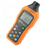  PEAKMETER digitális fordulatszámmérő, PM6208B modell, nagy pontosságú, forgási tartomány 50-99999 RPM (THD571)