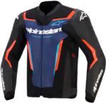 Alpinestars GP Force V2 motoros bőrkabát fekete-kék-fluo piros