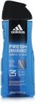Adidas Fresh Endurance Shower Gel 3-In-1 New Cleaner Formula Tusfürdő férfiaknak 400 ml