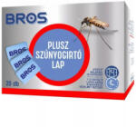 BROS LAPKA-001263 szúnyogirtó utántöltő lapka elektromos készülékhez, 20 db, max. 12 órás védelem, max. 16 m2 - elektrosokk