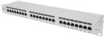 Manhattan Patch panel - CAT6A FTP árnyékolt patch panel, 24 portos, 1U, Szürke (720854)