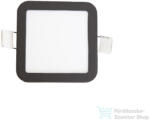 AZzardo Slim Square LED beépíthető fürdőszobai lámpa, 6W, 4000K, fekete AZ-4375 (AZ-4375)