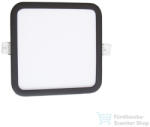 AZzardo Slim Square LED beépíthető fürdőszobai lámpa, 12W, 4000K, fekete AZ-4377 (AZ-4377)