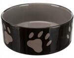 TRIXIE Kerámia tál fekete-szürke lábakkal 1, 4L/20cm [TX-24533] (TX-24533)