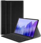 Samsung Tab A7 Lite 8.7 SM-T220 / T225, Bluetooth billentyűzetes, mappa tok, billentyűzet világítás, mágneses rögzítés, Wooze Illuminated, fekete - prodots