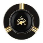 S.T. Dupont Cohiba 60th Anniversary XL porcelán szivar hamutartó - fekete, 3 szivar részére (006472)
