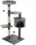 Deuba Stâlp pentru zgâriat pisici 112 cm - gri