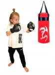 Ring Box szett gyerekeknek: zsák 50 cm piros 4Kids kesztyű (ZEST-50/1)