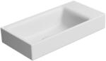 SAPHO Gsi Nubes kerámia kézmosó 50x25 cm csiszolt alsó élekkel jobbos/balos, matt fehér 96379009 (96379009)