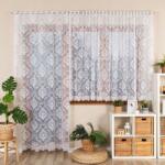 Markizeta Apolonia Jacquard függöny, egyenes, 140x250cm, fehér (022702/FBP/001/140250/1)
