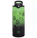 COOLPACK duplafalú fém thermo kulacs - szívószálas 350 ml - Game Over Green - díszdobozos (Z10969)