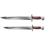 Depox Set doua cutite pentru camping si vanatoare AK, DEPOX®, Maro (1863)
