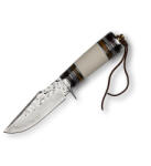 Depox Cutit de vanatoare, DEPOX®, Boone Hunting, 22.5 cm, Otel Damasc (1738)