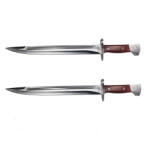 Depox Set doua cutite AK pentru camping si vanatoare, DEPOX®, 43 cm (1864)