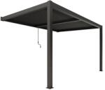 Ximax antracit falra rögzíthető pergola 4 x 3 - manuális működtetéssel (9006547810202)