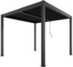 Ximax antracit pergola 3 x 3 - manuális működtetéssel (9006547810134)