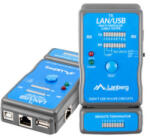 Lanberg NT-0403 RJ45 /RJ11/ USB hálózati kábelteszter