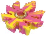 Black Sheep Pipa silicon/sticla Leaf roz-gold 10cm
