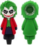 Urban Crew Pipa silicon/sticla Joker Clown Villain rosu 11cm