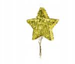 PartyDeco Piniata Party Deco arany csillag 44.5x42.5x9 cm (5900779132245)