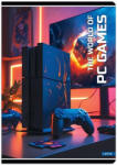 Lastva Füzet, LASTVA PC Games-S, A4, 52 lapos, vonalas (FLPCGSA452V)