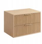 Rea Mosdó alatti szekrény Rea Mono Bézs 60 cm Függő Faragott Frontok (REA-M0408)