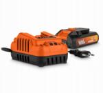Powerplus POWDP90630 Töltő 20V/40V 2.0A és 20V Li-ion 3, 0Ah Akkumulátor (POWDP90630)