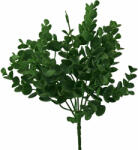Valex Decor Műnövény bokor, 5 ágú, 32cm magas - Sötétzöld (LD103-02)