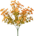 Valex Decor Műnövény bokor, 5 ágú, 35cm magas - Narancssárgás zöld (LD099-01)