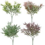Valex Decor Műnövény bokor, 5 ágú, 40cm magas - 48db-os mix (LD104)