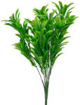 Valex Decor Műnövény bokor, 7 ágú, 34cm magas - Világoszöld (LD098-01)