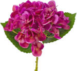 Valex Decor Real touch hortenzia, 21cm magas, virágfej átmérő: 15cm - Lila (LD108-07)