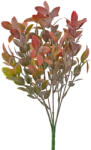 Valex Decor Műnövény bokor, 7 ágú, 35cm magas - Narancssárgás zöld (LD101-02)