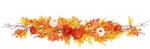 AdTrend Ghirlanda artificiala cu Dovleci, multicolora 25 x 78 cm (123139B)