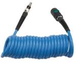 Stürmer Furtun spiralat aer comprimat PU 6.5x10 mm - 5 m, cu cuplaj de siguranta (AC.2105871)