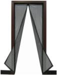 Beorol Plasa pentru usa impotriva tantarilor, mustelor si altor insecte, cu magnet, neagra, 210x100 cm (320011)