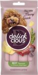 Delickcious DELICKCIOUS, Recompense cremoase caini - Vita, cascaval si asparagus, 60g - club4labute