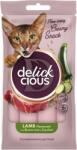 Delickcious DELICKCIOUS, Recompense cremoase pisici - Miel, Orez Brun și Dovlecel, 60g - club4labute