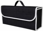 Flippy Organizator Portbagaj Auto Pliabil, Flippy, Cutie Depozitare Multifunctionala, Material Textil Non Woven, 50 x 17 x 24 cm, Negru (165290)
