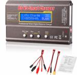 SEVENCHIP Incarcator Inteligent IMAX B6 V3 80W 6A pentru Acumulatori LiPo, Li-Ion, LiHV, LiFe, NiMH, NiCd si Plumb, cu Alimentator AC Inclus (IMAX-B6V3-80W-6A-AC)