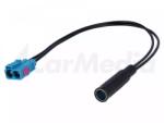 4CarMedia Cablu adaptor antena mama DIN - Fakra mama x2 Audi Seat Skoda VW 4CarMedia (ZRS-FAKRAX2-DIN)
