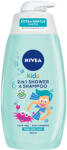 Nivea Gel de dus si Sampon Nivea Kids, Mar, 500 ml (9005800322001)