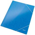 Leitz Mapa carton cu elastic LEITZ Wow - albastru metalizat albastru A4 Mapa carton cu Elastic Carton plastifiat (L-39820036)