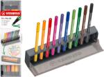 STABILO Pen 68 Click Set íróasztali állvány és tolltartó egyben - 10 darabos filctollkészlet