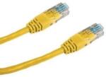 Datacom CAT5E UTP, 0, 5m, sárga (1505)